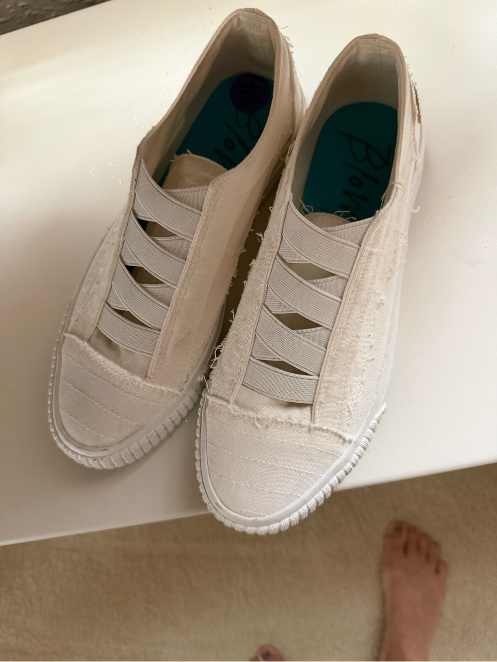 Blowfish Malibu Marley Sneaker White Canvas Sneakers